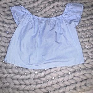 Off the shoulder shirt